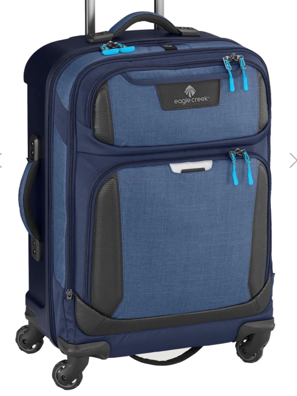 NWT Eagle Creek Tarmac AWD 26” 4-Wheel Spinner Luggage Slate Blue